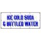 Signmission ICE COLD SODA & BOTTLED WATER BANNER SIGN iced fountain drinks pop h2o B-120 Ice Cold Soda & Bottled - alternate 1